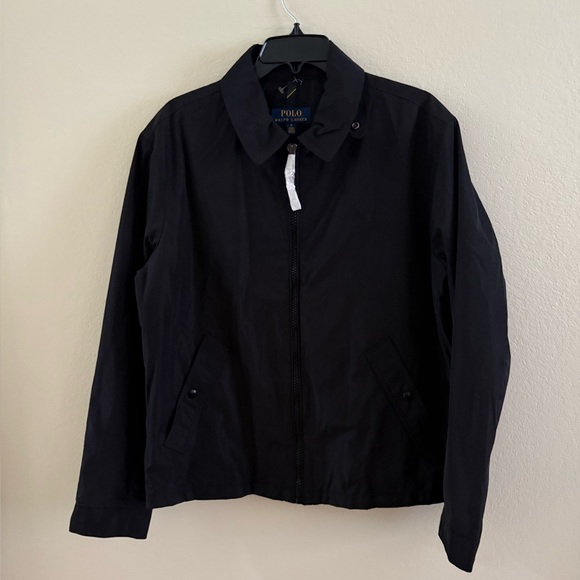 Polo Ralph Lauren Other - POLO RALPH LAUREN WATER REPELLANT ZIP UP JACKET BLACK - M